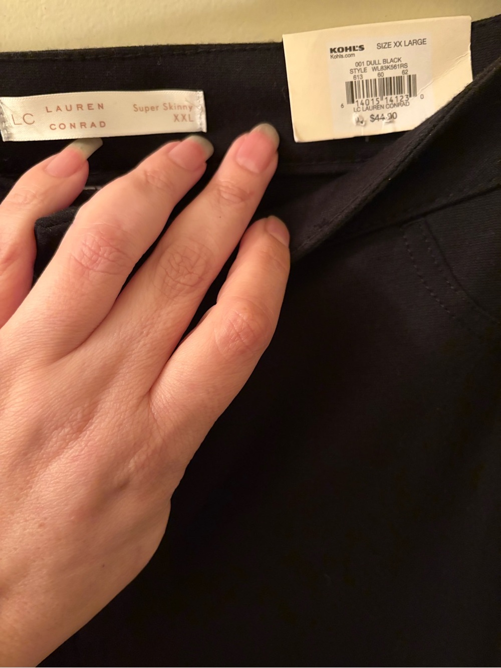 LC Lauren Conrad Black Slim Dress Pants - Picture 4 of 4